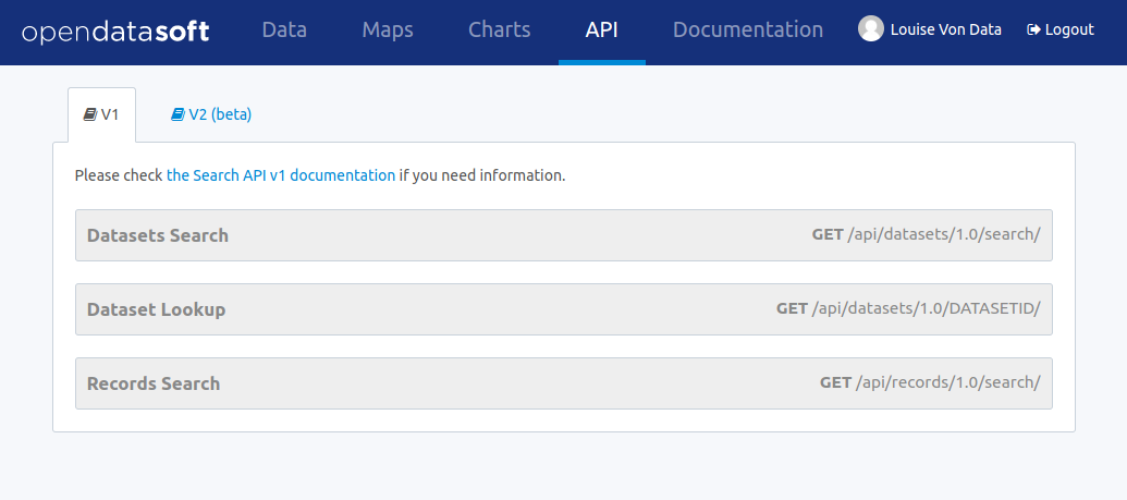 Search Api V1 Opendatasoft Search Api V1 Documentation